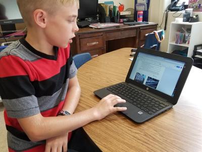 Goldsmith fifth-grader first to add to new JCPS skills backpack