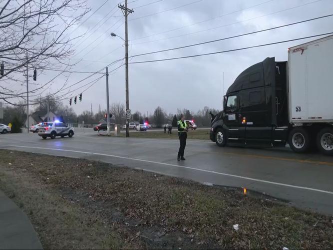 Fatal Crash scene on Greenbelt Highway in Louisville