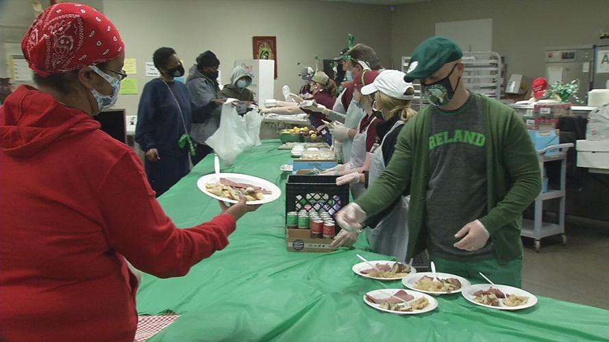 St. Patrick's meal from Hiberians for homeless