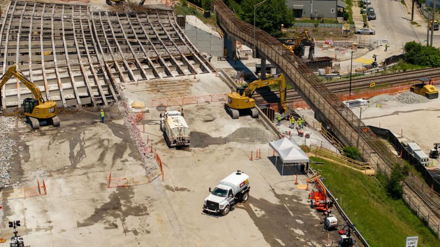 I-65 construction over Hill and Burnett 6-4-26