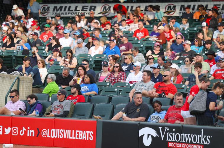 Fans sit behind home plate.JPG