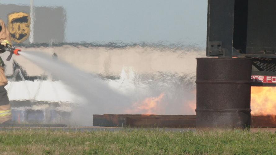 Simulated plane crash at Louisville Muhammad Ali International Airport