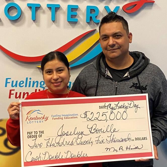 Kentucky couple win $225,000 lottery prize during coffee pit stop