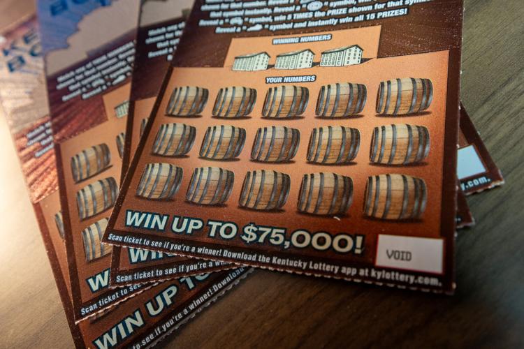 Kentucky Bourbon Trail scratch-off tickets