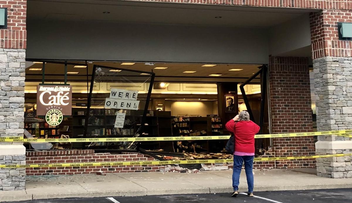 Employee Injured After Car Plows Through Window Of Jeffersontown Barnes Noble News Wdrbcom