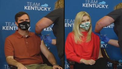 Beshear and wife get vaccine