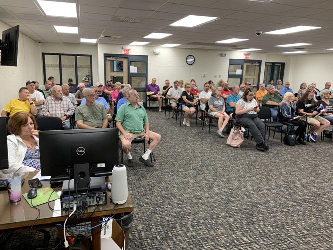 Floyd County Council tax hike meeting, vote 7-26-23