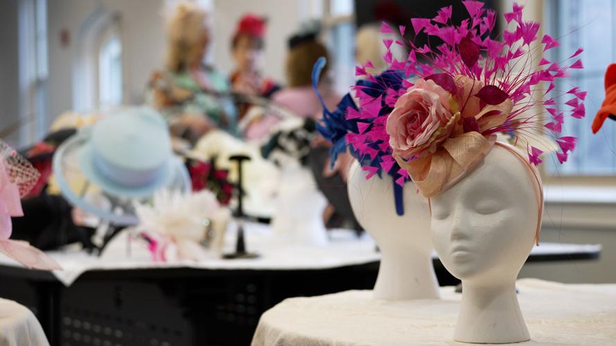 Derby hats on display for Kosair Charities 2023 Hats on for Healing auction