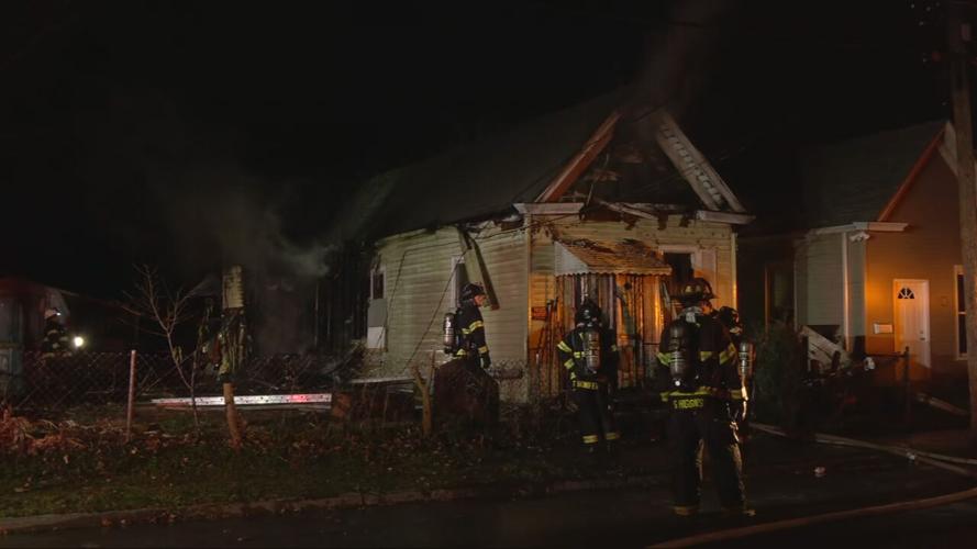 Fire on Beeler Street in New Albany