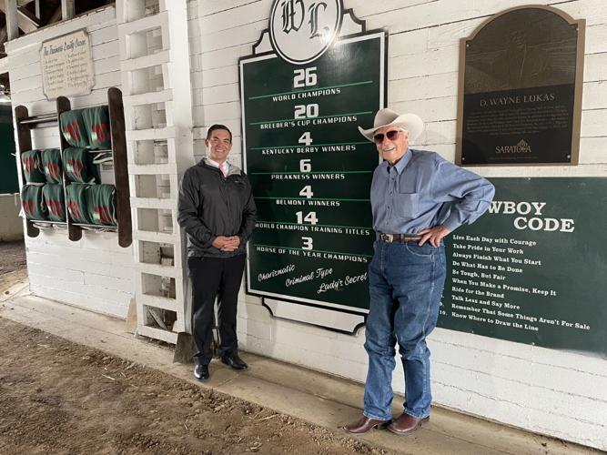 D. Wayne Lukas and Sterling Riggs