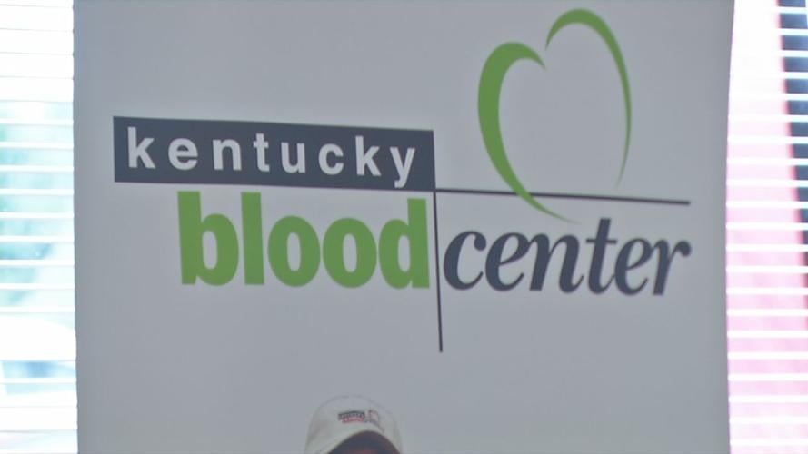 Kentucky Blood Center sign