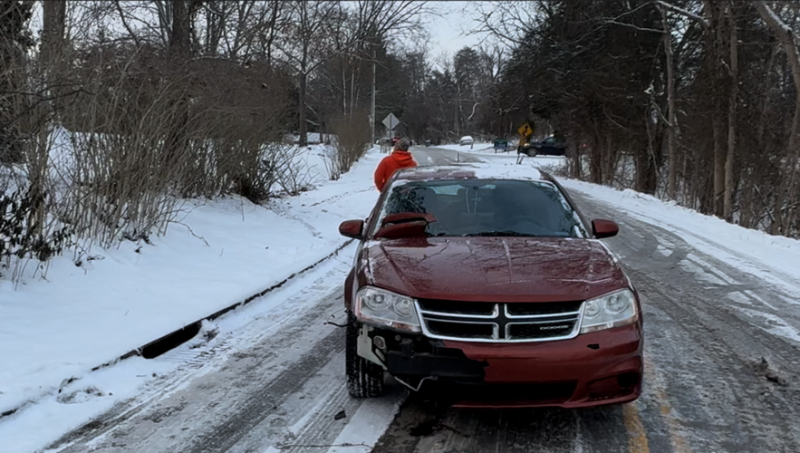 Crash on Easum Road in Jeffersontown