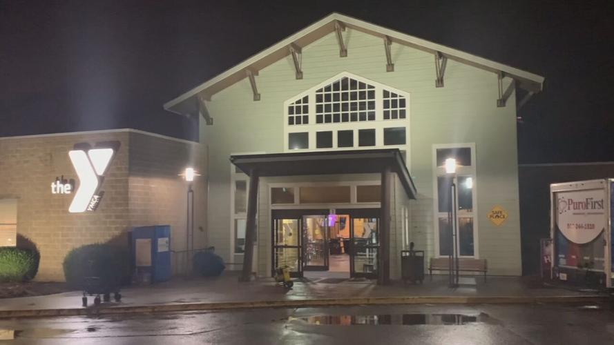 The scene of a Feb. 22, 2023 fire at the Oldham County Family YMCA