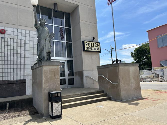 New Albany Police Department entrance