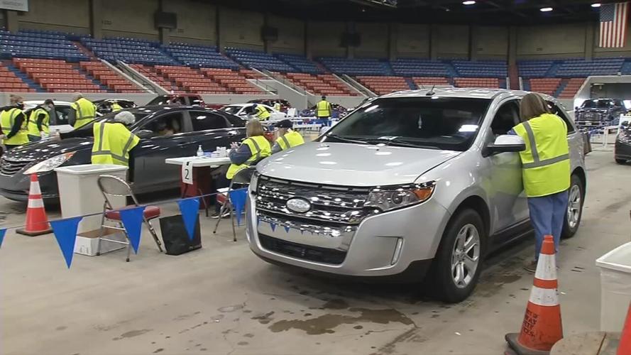 Broadbent Arena COVID-19 vaccine distribution (generic)