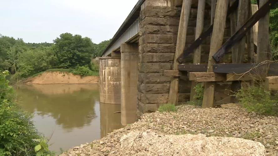 Bridge over the Salt River in West Point, Kentucky