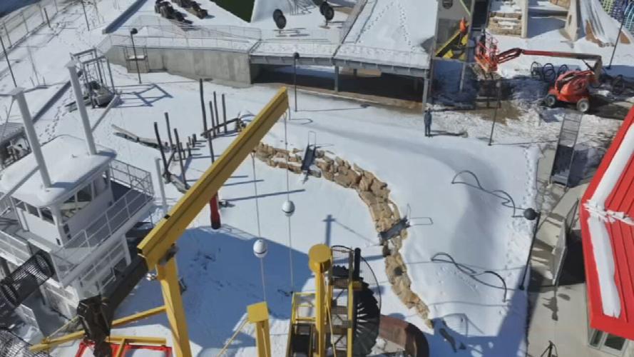 Waterfront Playport progress Feb 2025