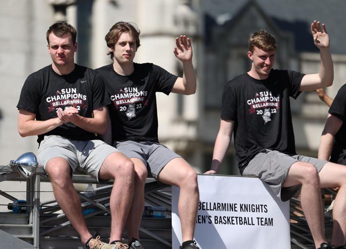 Bellarmine men's basketball team at Pegasus Parade