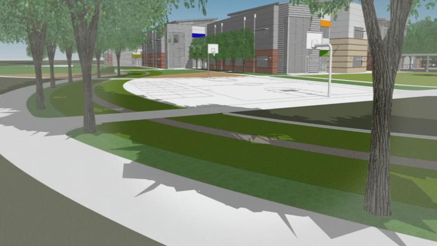 Rendering of New School in Fort Knox