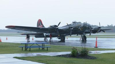 B-17 Bomber at Clark Regional Airport