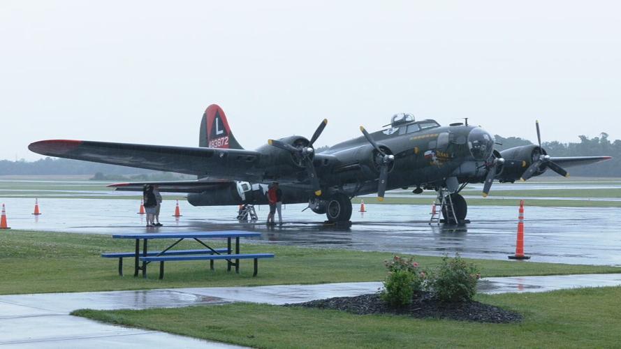 B-17 Bomber at Clark Regional Airport