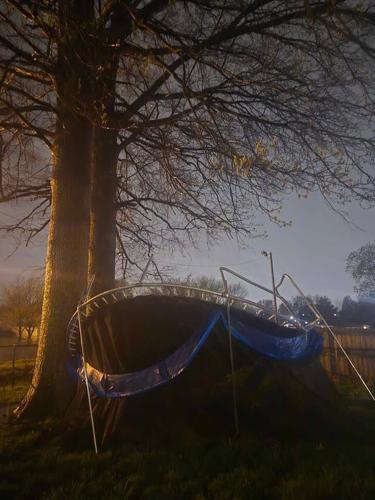 STORM - TRAMPOLINE DAMAGE - tabitha stamper Okolona