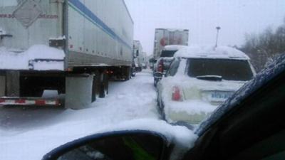 cars stuck on i-65