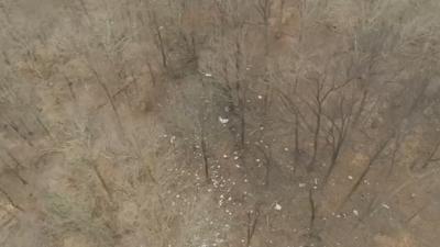 Clark County Plane Crash Scene