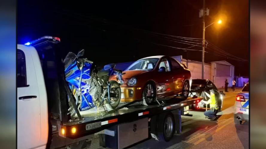 Vehicles seized during street takeovers on several Louisville streets