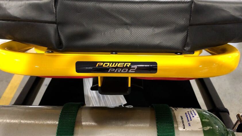 A Stryker PowerPRO2 power cot