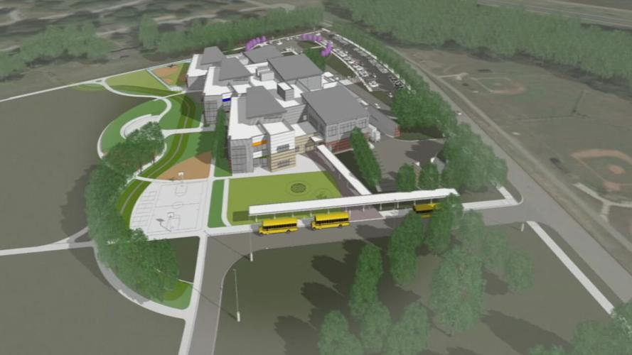 Rendering of New School in Fort Knox