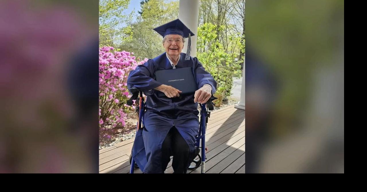 88-year-old Maine grandmother completes college 60 years later |  | wdrb.com