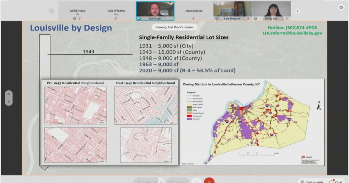 Virtual discussion breaking down Louisville's city development codes