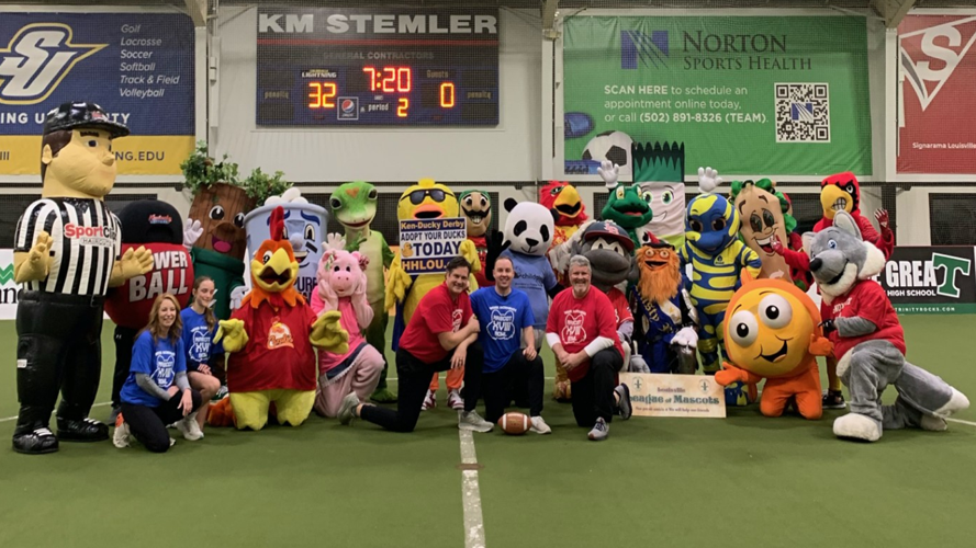 WDRB Mornings' Mascot Bowl XVIII Group Shot