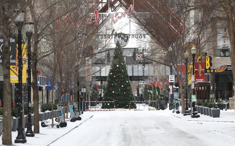 Snow at Fourth Street Live.JPG