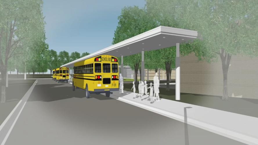 Rendering of New School in Fort Knox