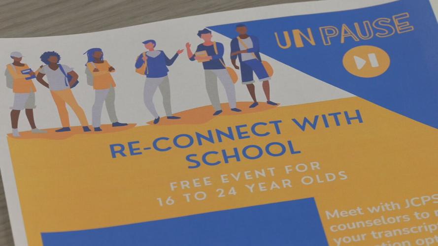 Flyer for Unpause event close up 2-21-22