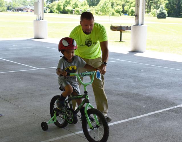 Indiana foster children receive bikes, helmets (July 3, 2019)