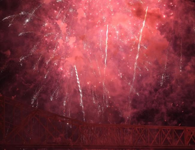 Orange burst of fireworks.JPG