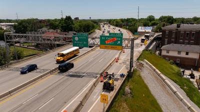 I-65 RAMP CLOSURES drone