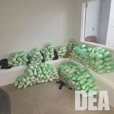 800 pounds of meth
