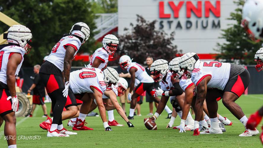 Louisville football practice