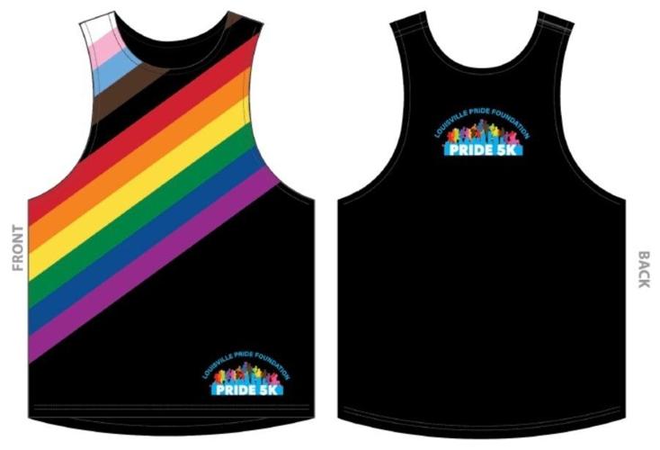 Louisville Pride 5K tank top