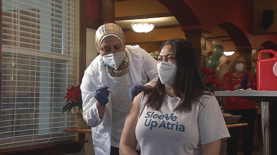 COVID-19 vaccines being administered at Atria Senior Living
