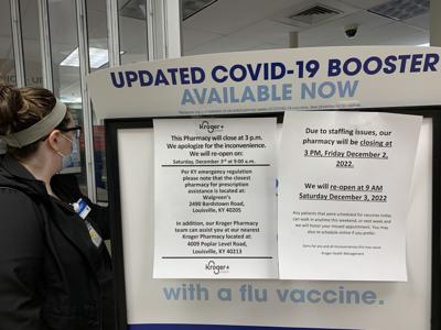 kroger pharmacy closed