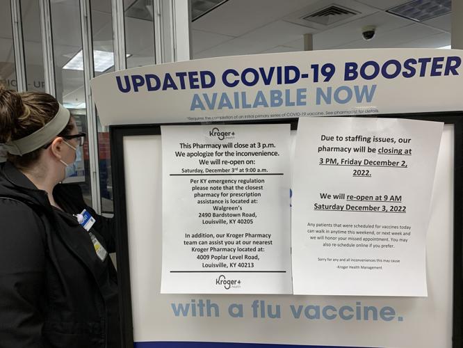kroger pharmacy closed