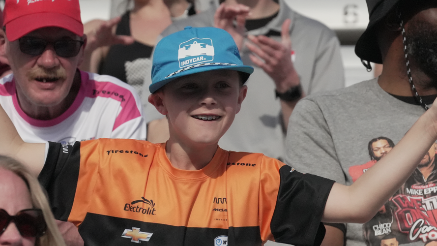 Fans at Indy 500