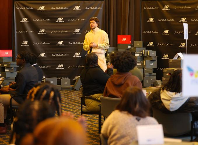 Jack Harlow addresses crowd at Metro United Way.JPG