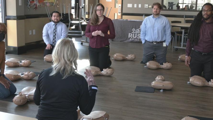 Fifth Third Bank-American Heart Association-CPR training at Chef Space 2-6-23