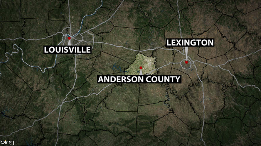 MAP: Anderson County, Kentucky